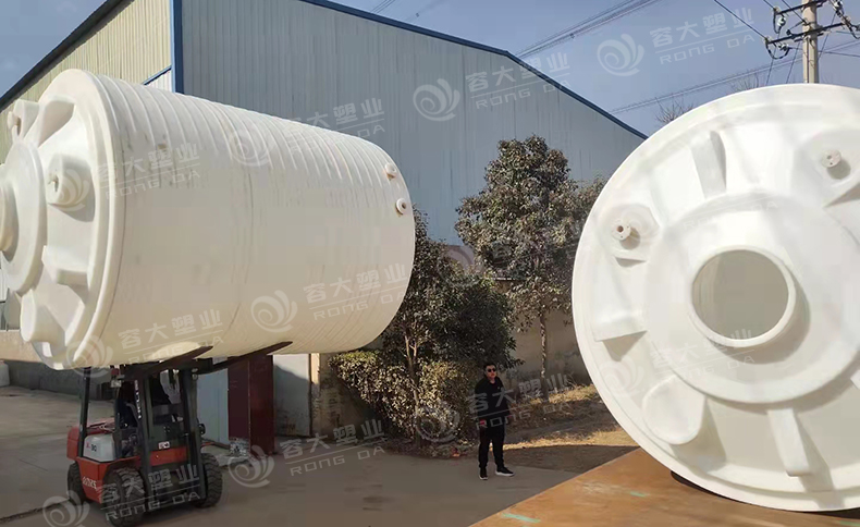 庆阳20吨一次滚塑成型塑料PE储罐 耐强酸强碱塑料防腐塑料大桶 厂家批发